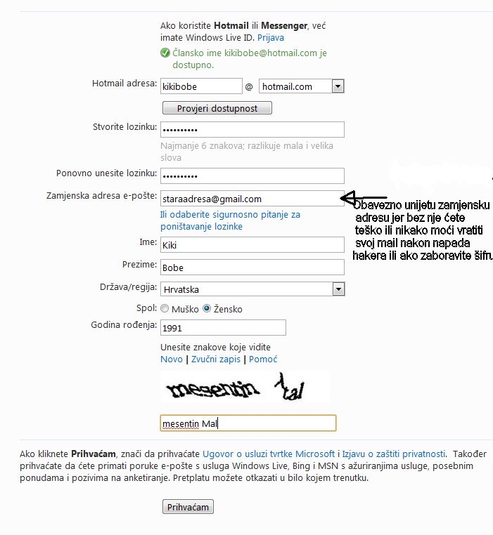 hotmail prijava za facebook